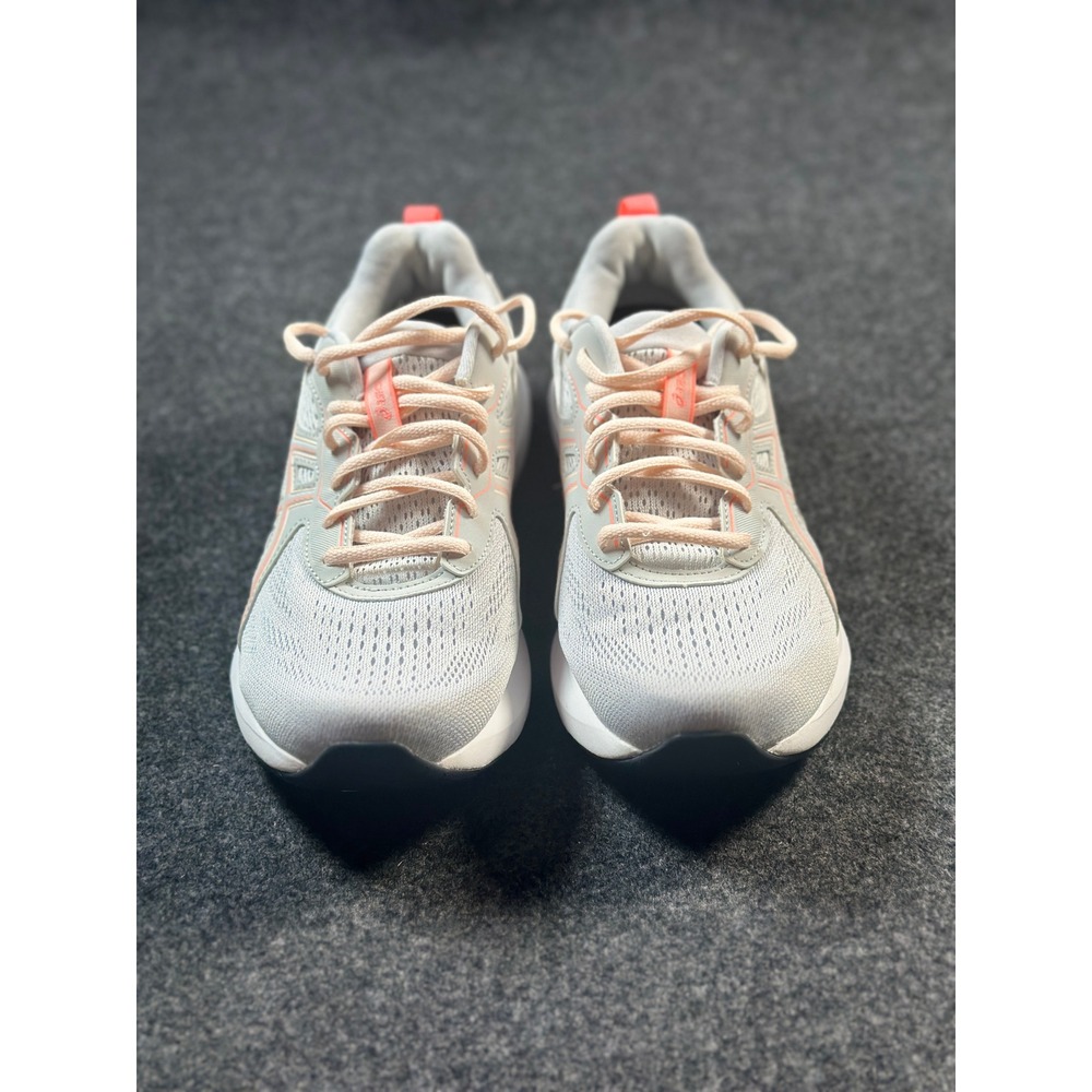 Asics Gel-Contend 9 Womens 8.5 Wide Running Shoes Grey Peach 1012B678 - Picture 2 of 11